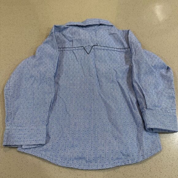 US Polo Assn Baby Boy blue Long Sleeve Button Down Shirt size 12 months - Picture 4 of 4